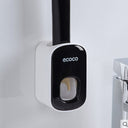 Wall-Mounted Automatic Toothpaste Dispenser and Toothbrush Holder Set | Bentalia Home
