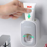 Wall-Mounted Automatic Toothpaste Dispenser and Toothbrush Holder Set | Bentalia Home