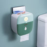 Self-Adhesive Wall-Mounted Tissue Box with Induction LED Night Light – Waterproof Bathroom Organizer | Bentalia Home