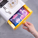 Self-Adhesive Wall-Mounted Tissue Box with Induction LED Night Light – Waterproof Bathroom Organizer | Bentalia Home