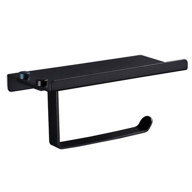 304 Stainless Steel Toilet Paper Holder with Phone Shelf – Mirror Finish, Bright Style | Bentalia Home