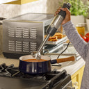 Ultimate Immersion Blender for Versatile Kitchen Use - Ideal for Smoothies, Baby Food, and More! Features Whisk, Blending Jar, 2-Speed Settings, and 500 Watts of Power.