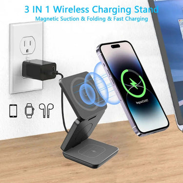 3-in-1 Magnetic Wireless Charger | Bentalia Homes
