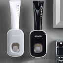 Wall-Mounted Automatic Toothpaste Dispenser and Toothbrush Holder Set | Bentalia Home