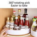 360° Rotating Cabinet Organizer, Non-Slip Turntable Storage Tray for Kitchen & Bathroom | Bentalia Home