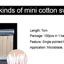 500pcs Double-Headed Cotton Swabs – Makeup, Nose, Ears Cleaning Health Care Tools | Bentalia Home