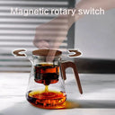 Bonston Heat-Resistant Glass Teapot with Magnetic Switch, 27oz (801-900ml) | Bentalia Home