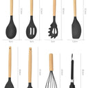 12PCS Food Grade Silicone Kitchen Cookware Utensils Set | Bentalia Homes