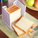 Foldable Toast Bread Slicer Stand, DIY Loaf Cutting Guide for Homemade Bread | Bentalia Home
