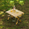 Portable Outdoor Folding Table and Chairs Set - Stylish Bamboo Design, Simple and Functional | Bentalia Home