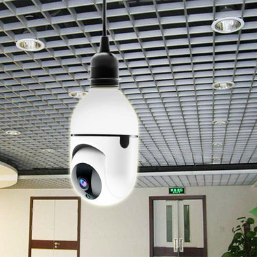 Yilot Wi-Fi bulb camera, 1080P security camera, home surveillance bulb, smart home monitoring, 360° panoramic camera, wireless Wi-Fi camera, bulb security system, Yilot APP camera, ABS body security camera, discreet home monitoring | Bentalia Home