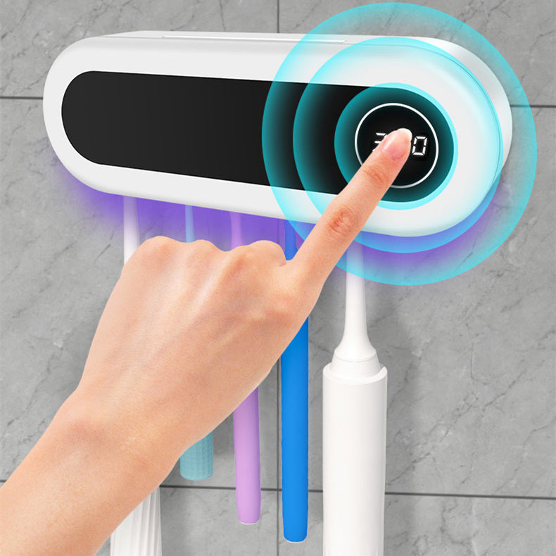 Wall-Mounted Smart UV Toothbrush Sterilizer & Toothpaste Dispenser | Bentalia Home