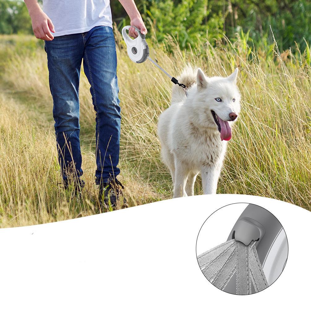 Retractable Reflective Dog Walking Tractor – 4m Traction Belt for Pets | Bentalia Home