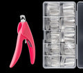 500Pcs French False Nails Kit | Full Cover Acrylic Nails with Tools | Bentalia Home