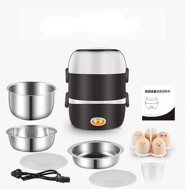 Multi-Function Electric Lunch Box with 2L/1.3L Capacity – USB Powered Food Warmer | Bentalia Home