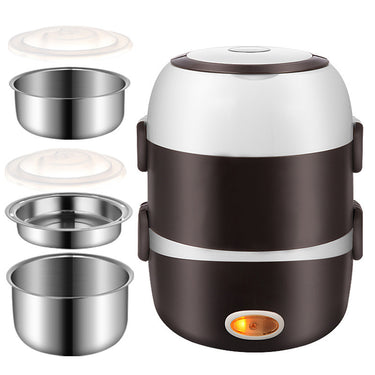 Multi-Function Electric Lunch Box with 2L/1.3L Capacity – USB Powered Food Warmer | Bentalia Home