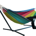 canvas camping hammock, portable outdoor hammock, durable hammock for camping, lightweight hiking hammock, backyard hammock, heavy-duty hammock, 200kg capacity hammock, large canvas hammock, travel-friendly hammock, comfortable outdoor lounging hammock | Bentalia Home
