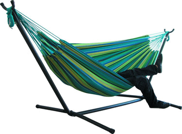 canvas camping hammock, portable outdoor hammock, durable hammock for camping, lightweight hiking hammock, backyard hammock, heavy-duty hammock, 200kg capacity hammock, large canvas hammock, travel-friendly hammock, comfortable outdoor lounging hammock | Bentalia Home