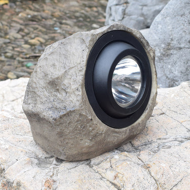 Solar Simulation Stone Lamp - IP65 LED Garden Light with Adjustable White & Warm Light | Bentalia Home