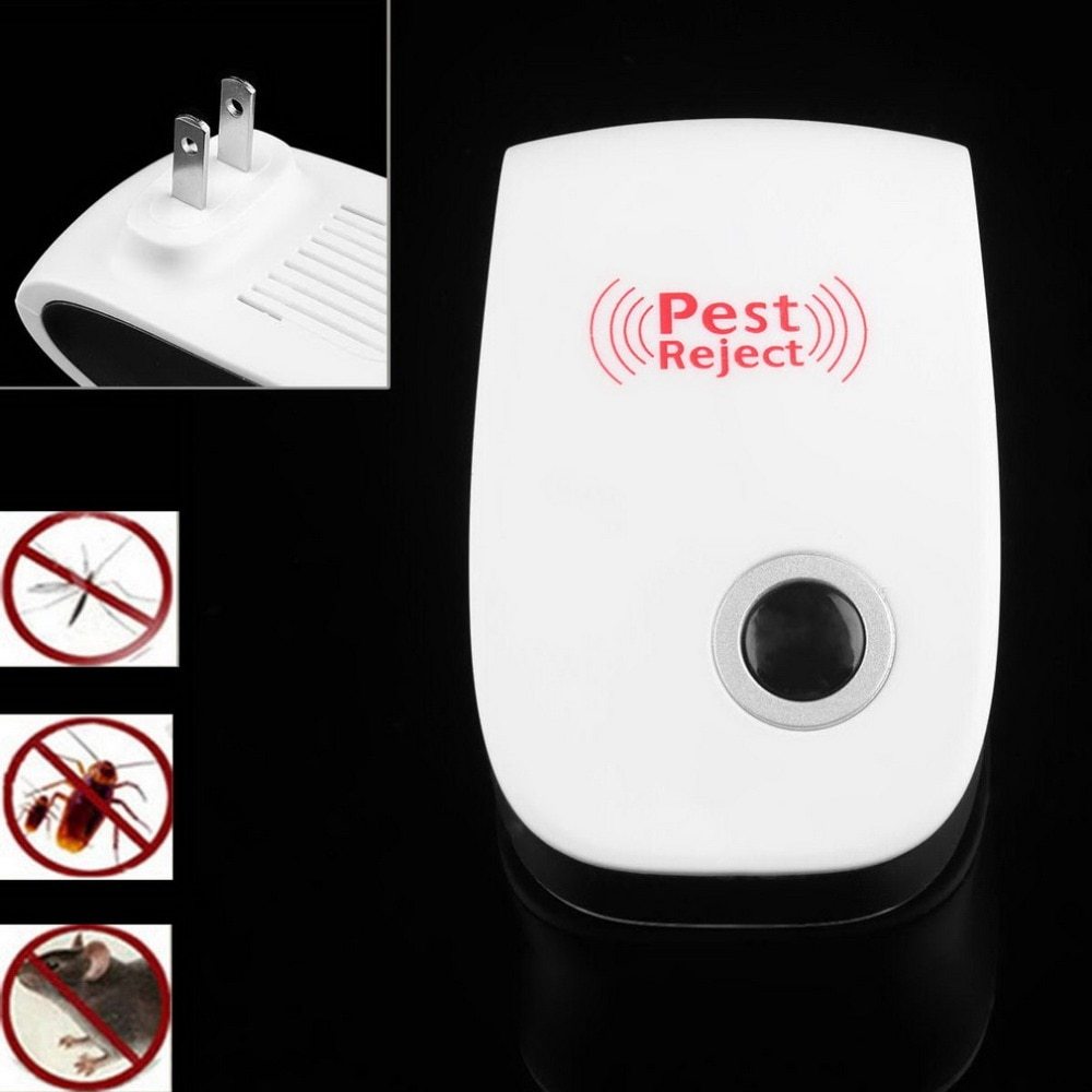 Electronic Ultrasonic Pest Repellent – Rechargeable Insect, Mosquito, Mouse Repeller with EU/US Plug | Bentalia Home