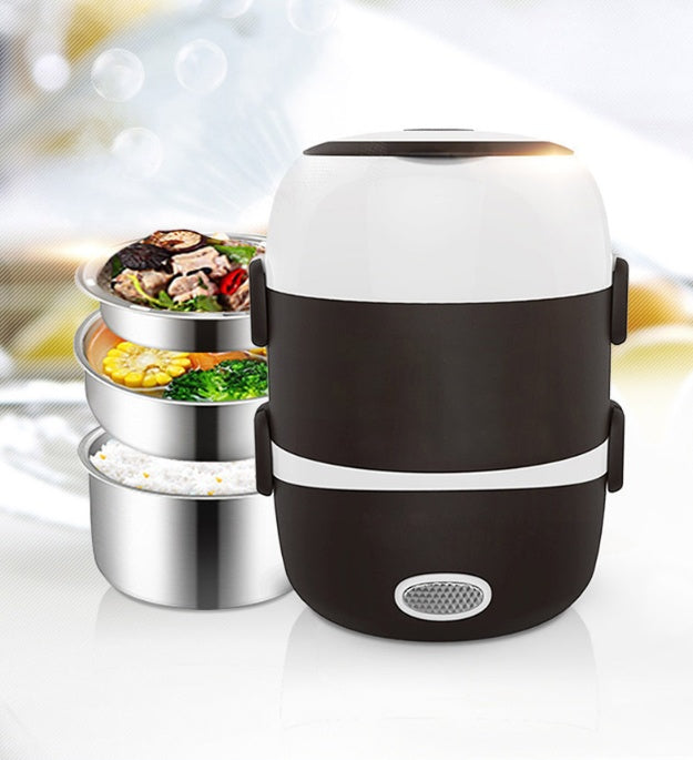 Multi-Function Electric Lunch Box with 2L/1.3L Capacity – USB Powered Food Warmer | Bentalia Home