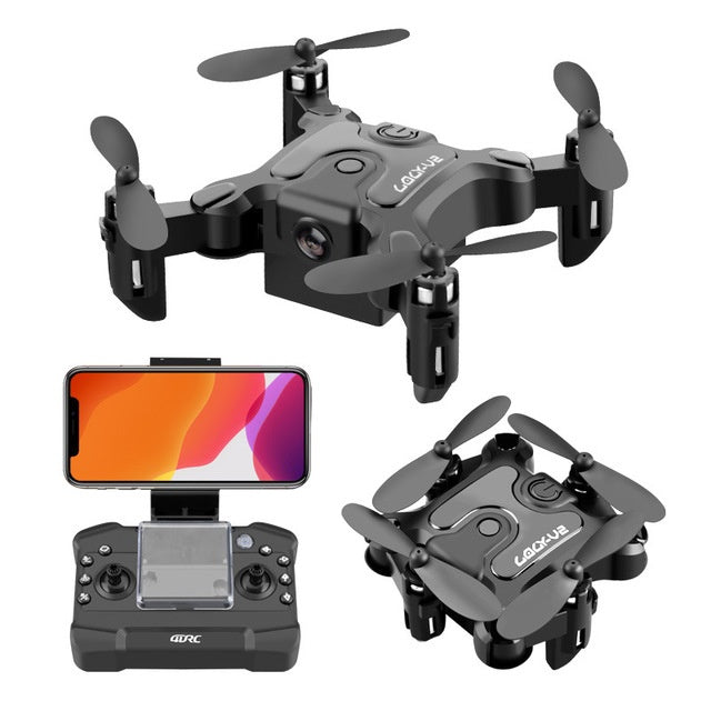 Mini Folding Drone with HD Camera – 360° Rolls, One-Key Return, and USB Charging | Bentalia Home