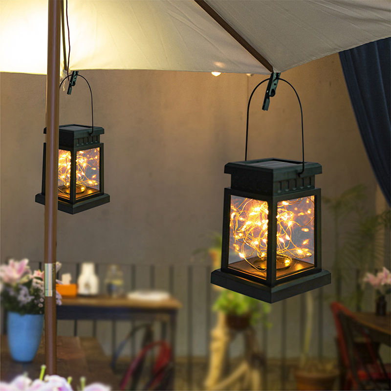 Outdoor Waterproof Solar Garden Hanging Lights - Rustic Style, Star Warm & Multicolor, 6-12 Hours Lighting | Bentalia Home