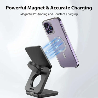 3-in-1 Magnetic Wireless Charger | Bentalia Homes