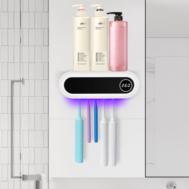 Wall-Mounted Smart UV Toothbrush Sterilizer & Toothpaste Dispenser | Bentalia Home