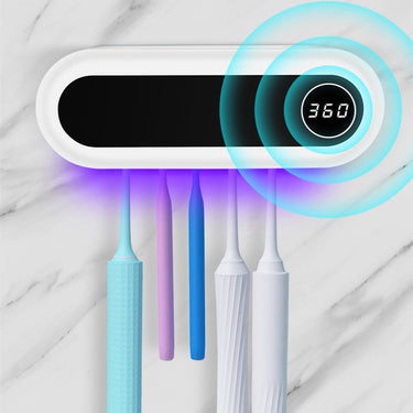 Wall-Mounted Smart UV Toothbrush Sterilizer & Toothpaste Dispenser | Bentalia Home