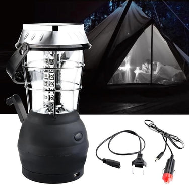 camping light, solar camping lantern, hand crank light, portable outdoor light, rechargeable camping light, emergency camping lantern, solar-powered light, black camping lantern | Bentalia Home