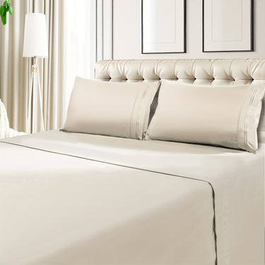 6pcs Deep Pocket Sheet Set – Ultra Soft, All-Season Luxury Bedding with Fade & Shrink Resistance