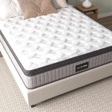 Premium Diamond Innerspring Hybrid Mattress – Cooling Gel Memory Foam & Motion Isolation