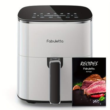 Air Fryer 6QT, FABULETTA Air Fry Oven With 11 IN 1 Functions, 450 Degrees Fahrenheit Fast Cooking, Less Oil, Roast, Bake, Crisps, Broil, SHAKE Reminder, Dishwasher Safe