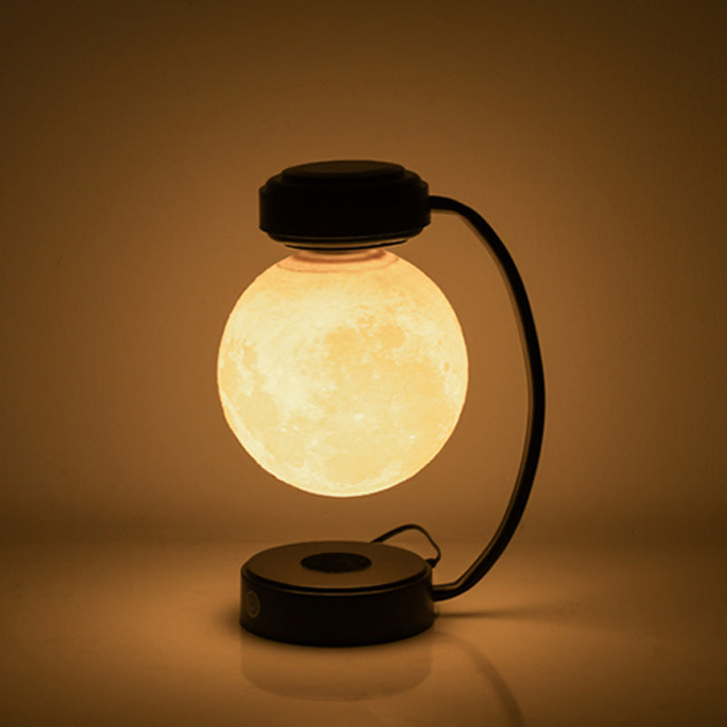 3D LED Moon Night Light - Magnetic Levitating Rotating Floating Ball Lamp | Bentalia Home