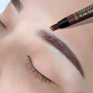4-Point Waterproof Eyebrow Pencil - Liquid Brow Pen for Long-Lasting,
