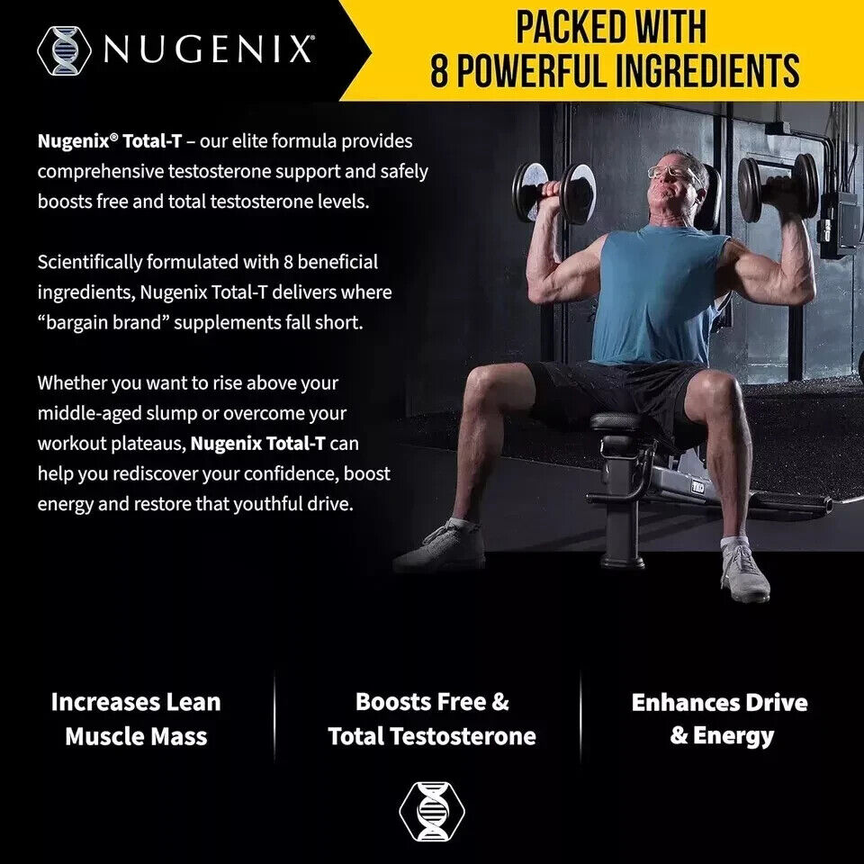 Nugenix Total-T 90 Capsules - Exp. 04-2026 / FREE SHIPPING