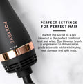 NEW FoxyBae Rose Gold Blowout Dryer Brush Professional Salon Grade