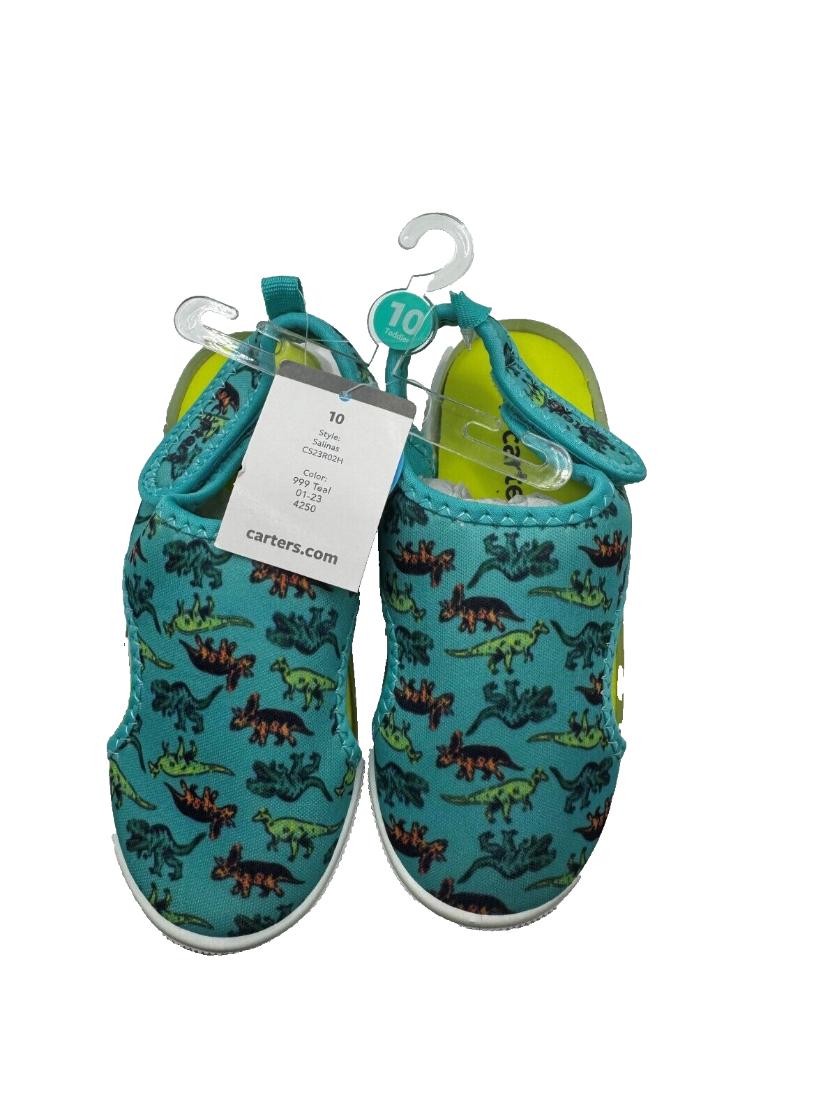 Carter’s Multi-color Dinosaur Print Troy Style Water Shoes Size 10 Salinas