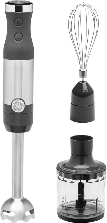 Ultimate Immersion Blender for Versatile Kitchen Use - Ideal for Smoothies, Baby Food, and More! Features Whisk, Blending Jar, 2-Speed Settings, and 500 Watts of Power.