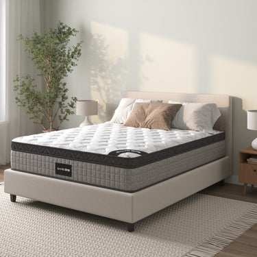 Premium Diamond Innerspring Hybrid Mattress – Cooling Gel Memory Foam & Motion Isolation