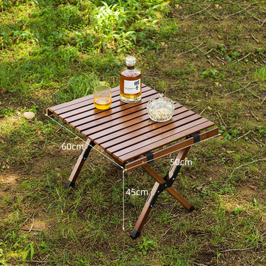 Portable Outdoor Folding Table and Chairs Set - Stylish Bamboo Design, Simple and Functional | Bentalia Home