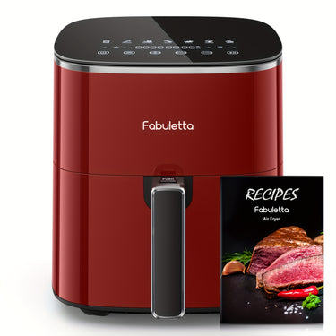 Air Fryer 6QT, FABULETTA Air Fry Oven With 11 IN 1 Functions, 450 Degrees Fahrenheit Fast Cooking, Less Oil, Roast, Bake, Crisps, Broil, SHAKE Reminder, Dishwasher Safe