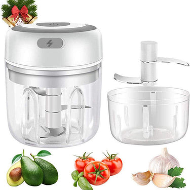 Mini Electric Garlic Chopper – USB Rechargeable Ginger Masher & Vegetable Crusher | Bentalia Home