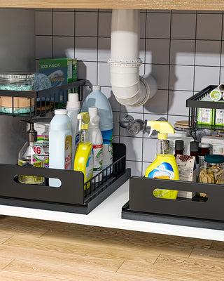 Slide Out Pull Out 2-Tier Under Sink Organizer