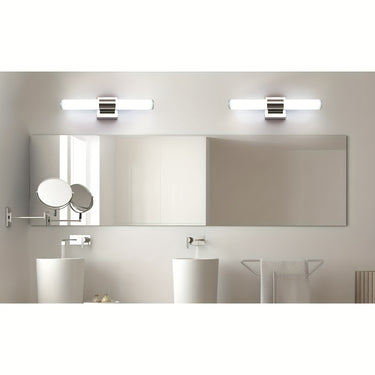 LED Vanity Lights – Modern Stainless Steel Bathroom Light Fixture (8W, 15.75")