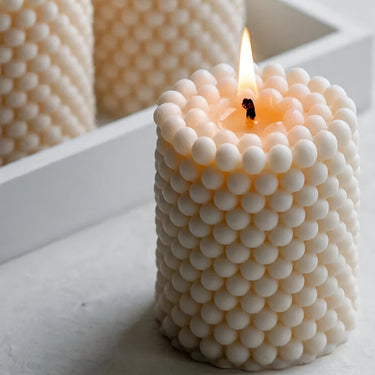 Spiced Beeswax &amp; Soy Wax Candle – Single Wick, Indoor Use, Universal Décor