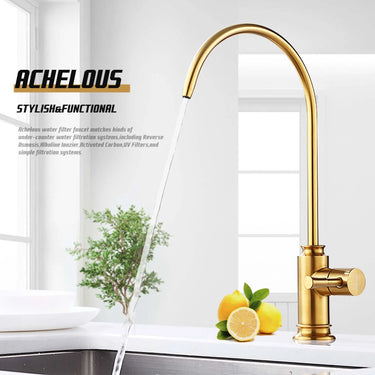 Steel Blackened Kitchen Faucet – Single Handle, 360° Rotation, Deck Mounted, Modern Design