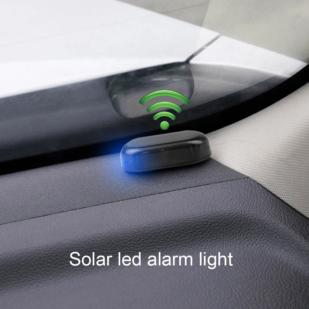 Solar-Powered Car Security LED Alarm Light – Anti-Theft Warning Flashing Lamp | Bentalia Home