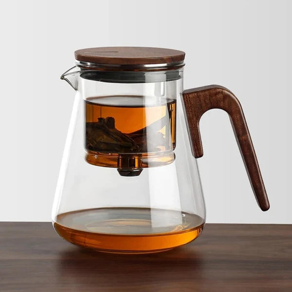 Bonston Heat-Resistant Glass Teapot with Magnetic Switch, 27oz (801-900ml) | Bentalia Home